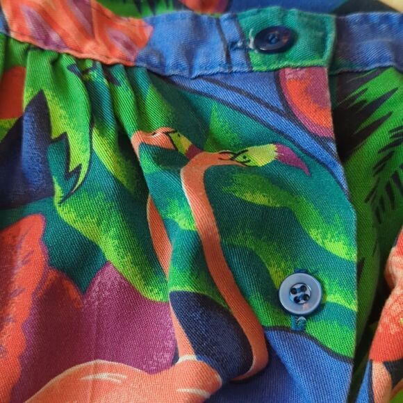 Vintage Cheryl‎ Tiegs flamingo print skirt size 8🦩 - Picture 5 of 7